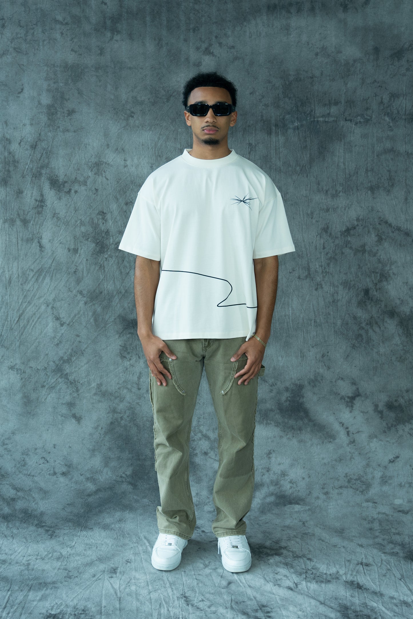 Champagne Oversized T-Shirt Off White