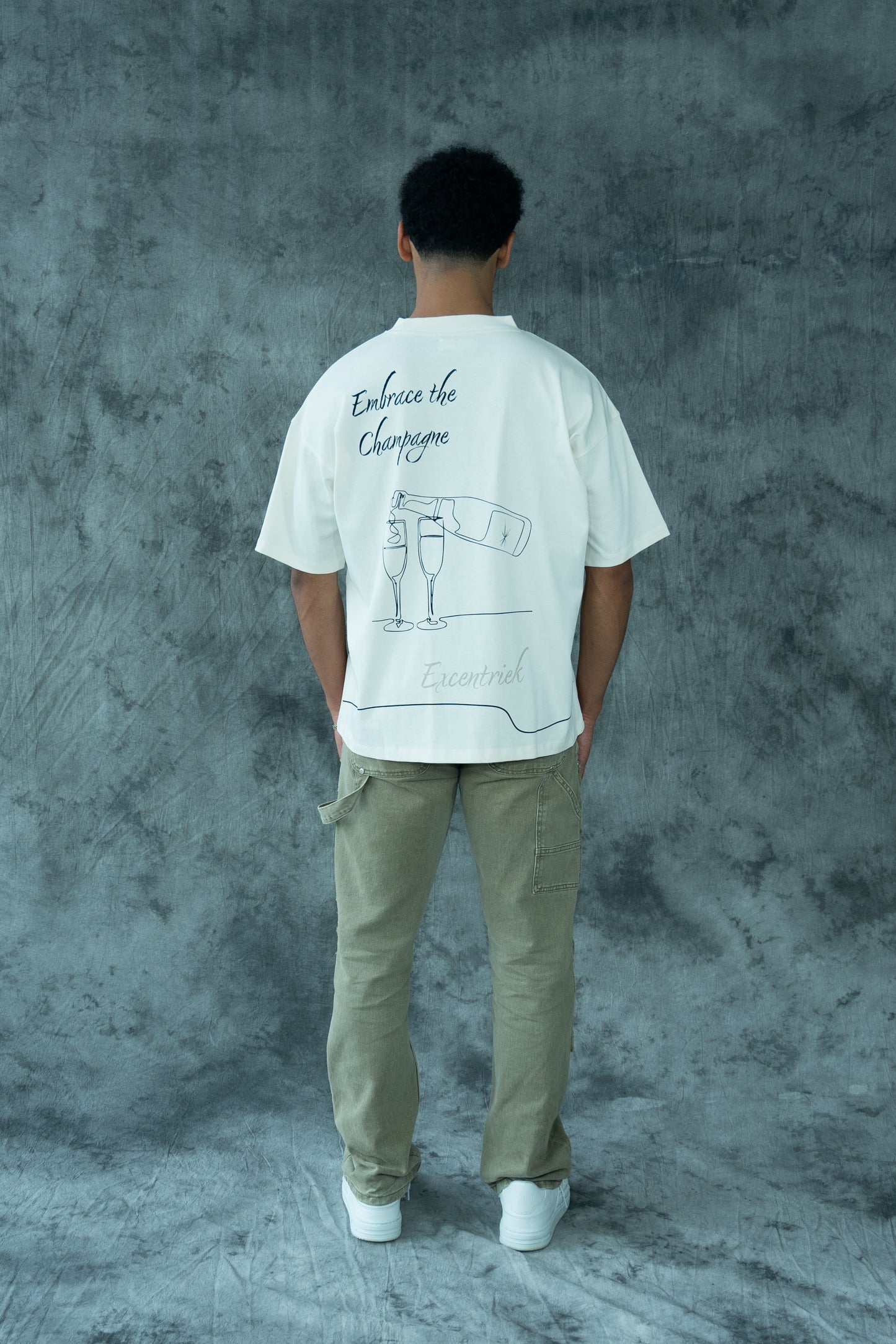 Champagne Oversized T-Shirt Off White