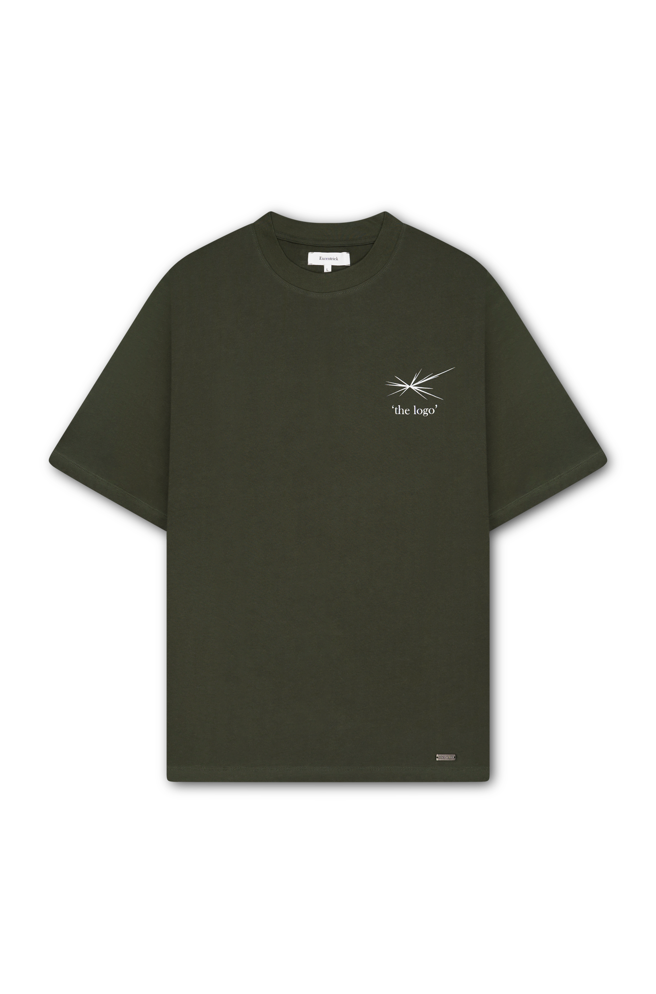 Excentriek Oversized Community T-shirt Forest Green