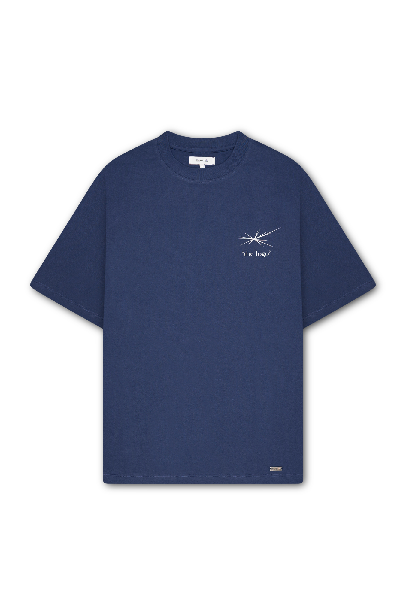 Excentriek Oversized Community T-shirt Ocean Blue